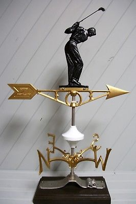 Golfer Weather Vane golf ornament golfing swing 529