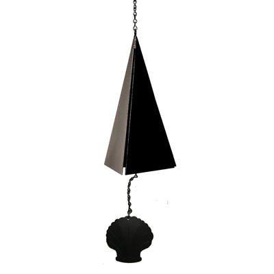 North Country Wind Bells Cape Cod Bell™ with Scallop Shell - 3 Tones,