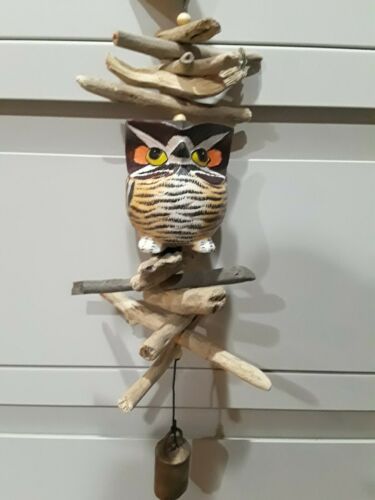 Cohasset Petite Barn Owl Bell Wind Chime CH596 new
