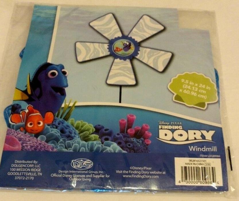 Finding Dory Windmill Disney Easy To Assemble Yard Garden Decor 9.5