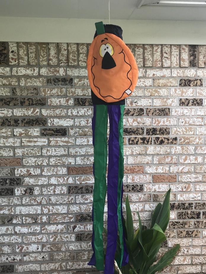 Pumpkin Windsock Halloween Party Outdoor Decor Decorations 5ft Tall