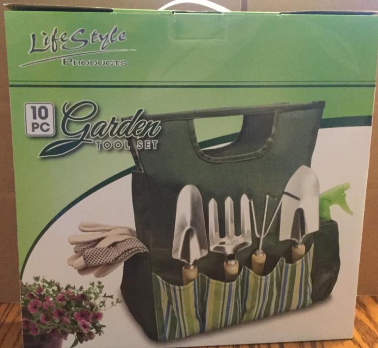 Life Style Products 10-pc Garden Tool Set, New