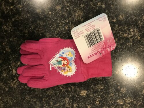 Disney Princess Jersey Gloves Pink
