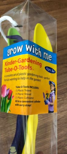 Grow With Me: Kinder-Gardening Tube-O-Tools Ages 3+ (includes 3 tools)