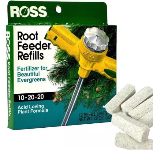 Ross Evergreen Shrub Tree Fertilizer Refills for Ross Root Feeder 10-20-20 Plant