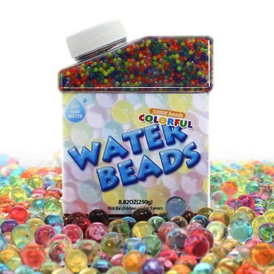 Water Beads Icy Soft Water Gel Beads Pearls foot spa marble squeezed squished