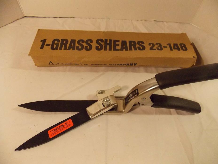 Ames Garden Grass Pruning Shears Teflon S Part # 23-148 23148