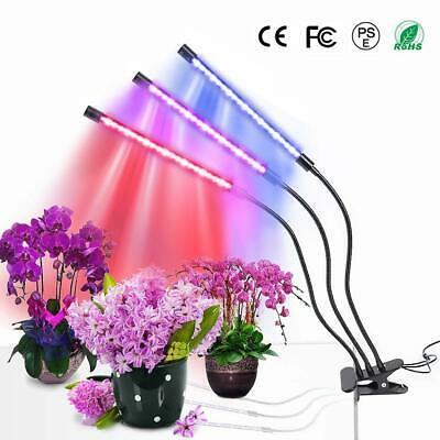 Plant Grow Light with Timing Function, 3- Heads Adjustable Gooseneck Grow Lam...