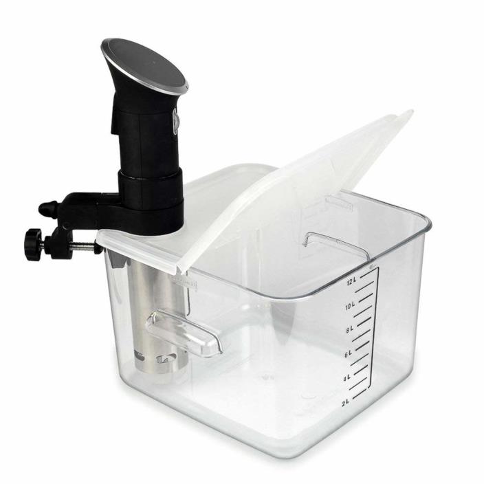 Collapsible Hinged Sous Vide Container Lid Compatible W/ Anova Culinary Precisio