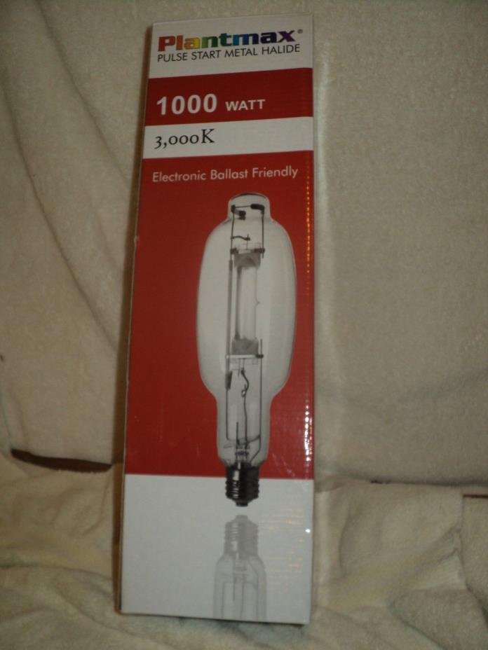 PLANTMAX 1000 W METAL HALIDE, 3000K GROW BULB, PULSE START