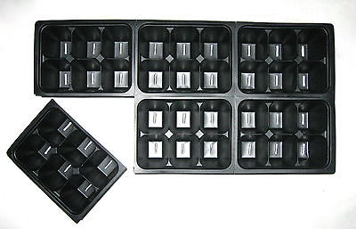 Seed Starting Tray Inserts, 72 Deep Cells, Growing Supplies, Propagation 2 Trays