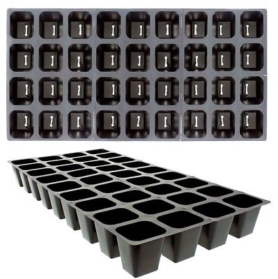 Seed Starting Tray Inserts, 180 Medium Cells Growing Supply, Propagation 5 Trays