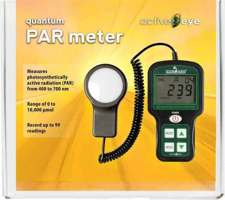 Quantum PAR Meter- Measures Grow Light Bulbs Hydrofarm LGBQM - AS IS