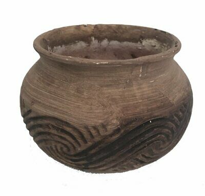Champoli Glazed Ceramic Pot - Matte Brown Clay - 6.75