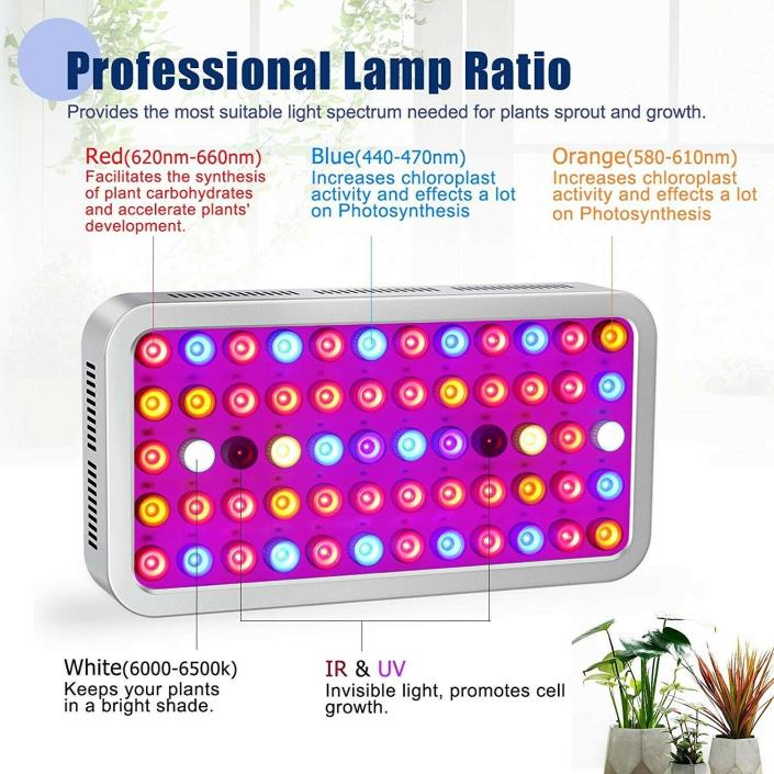 600W Full Spectrum Grow Light UV IR Galaxy Hydro Roleadro Indoor Gardening Lamp