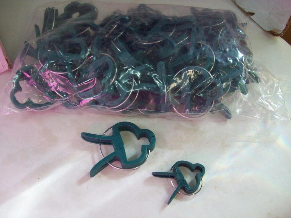 Set of 48 Plant Flower & Vine Clips, 24 Small 24 Large,