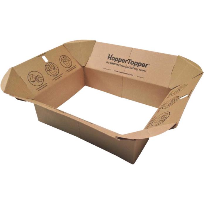 Hopper Topper Funnel Lawn Yard Leaf Garden Bag Holder. Simplifying Yard Cleanup.