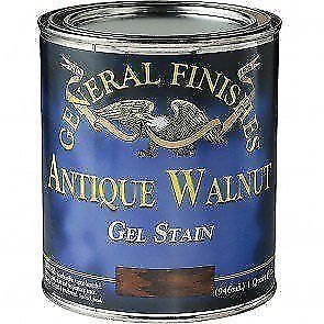 Heavy Bodied Oil Based Antique Walnut Gel Stain for Wooden Surfaces - 1 Gallon
