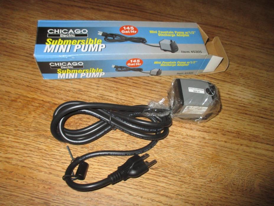CHICAGO ELECTRIC SUBMERSIBLE MINI PUMP  45305