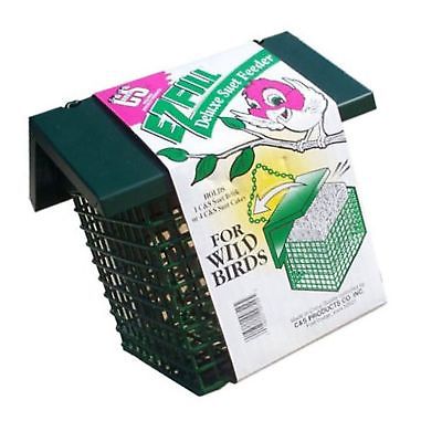 C & S Products Easy Fill Deluxe Suet Feeder with Roof