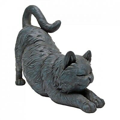 Design Toscano Playful Cat Stretching Statue. Delivery is Free
