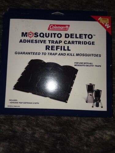 BRAND New COLEMAN Mosquito Deleto Adhesive Trap Cartridge Refill 2 Sets per Box