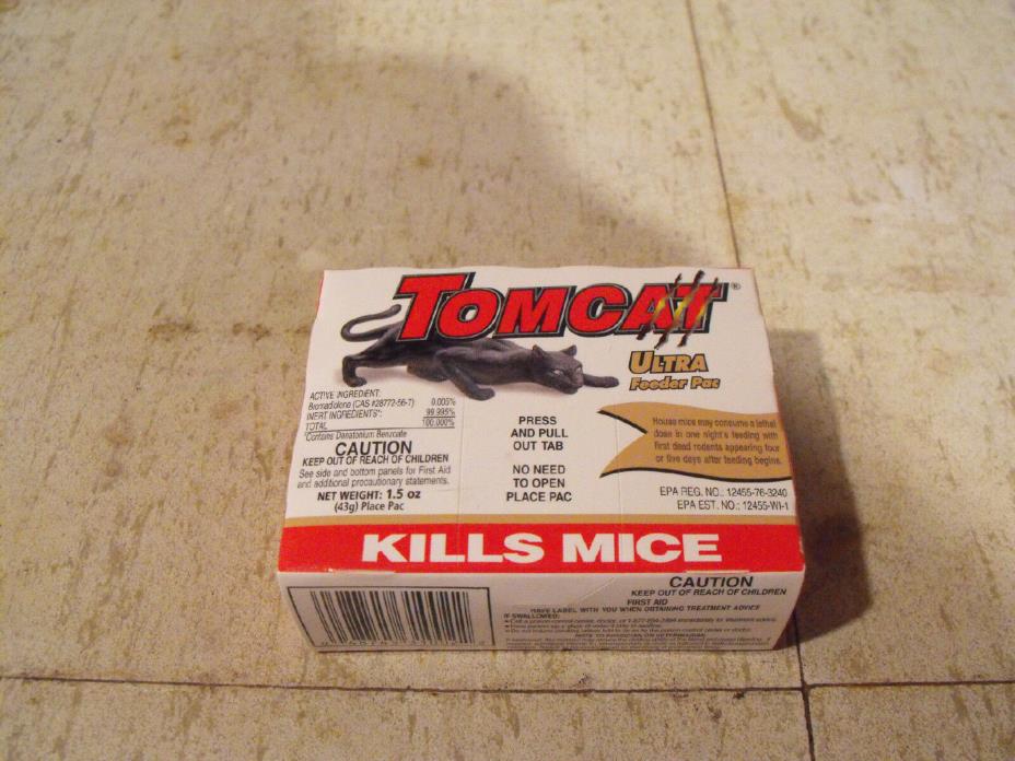 TomCat Mice Pellets Ultra Feeder pac 1.5 0z.
