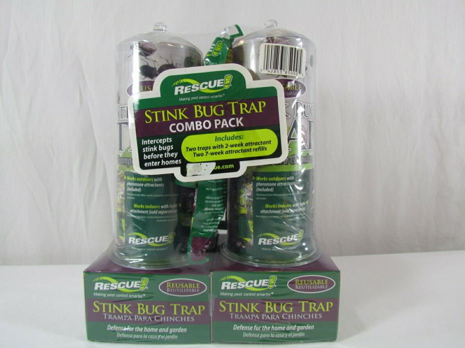 Rescue Stink Bug Trap Combo Pack Two Traps Reusable