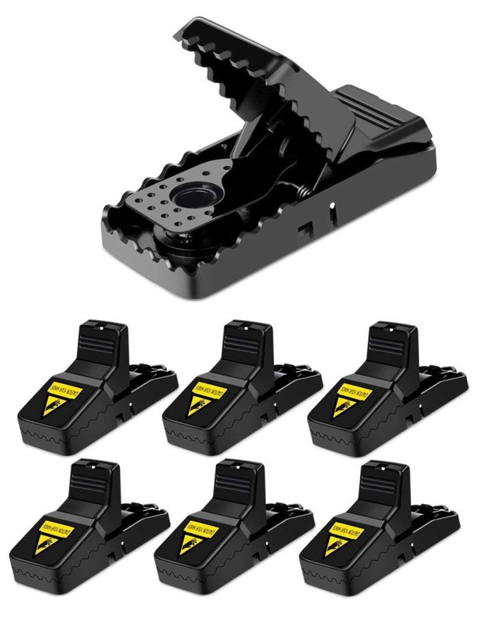 WEIO Mouse Trap, Upgraded 6 Pack Sensitive Mouse Traps Quick Kill Effective Rat