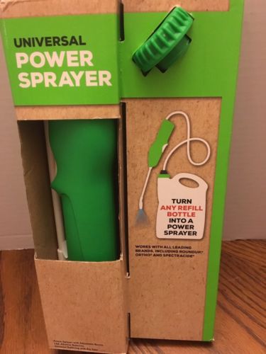 Universal Power Sprayer Wand Turn Any Refill Bottle Into Spray Battery Power NEW