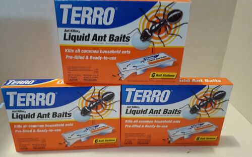 Terro T300  Ant Killer Liquid Ant Baits (3 Pack) 18 TOTAL BAIT STATIONS