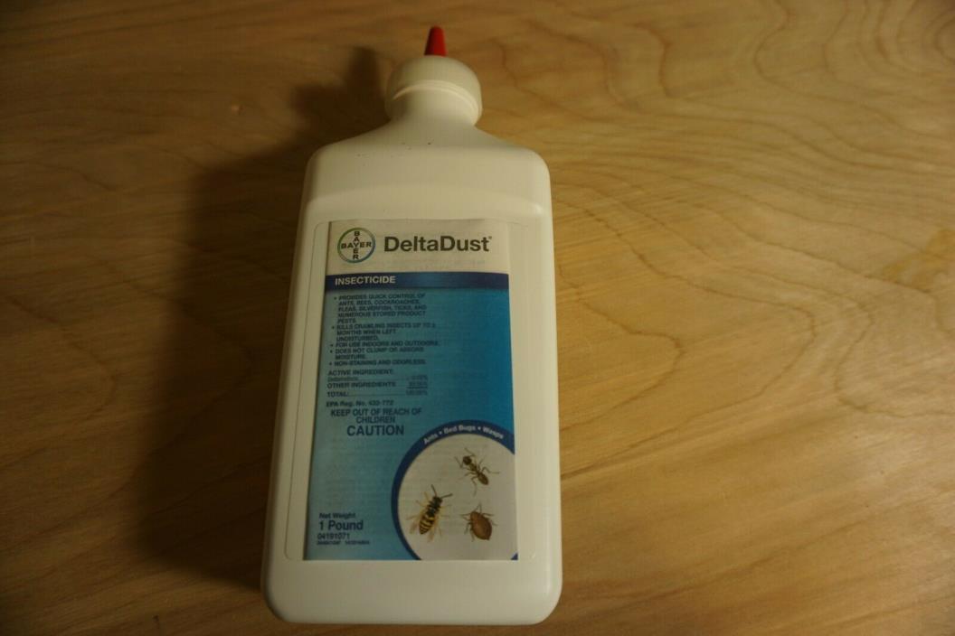 Bayer DeltaDust Insecticide 1 Pound   mfg 2/2017