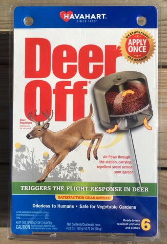 Havahart Deer Off Ready To Use Repellent Stations 6 Pack DO5600