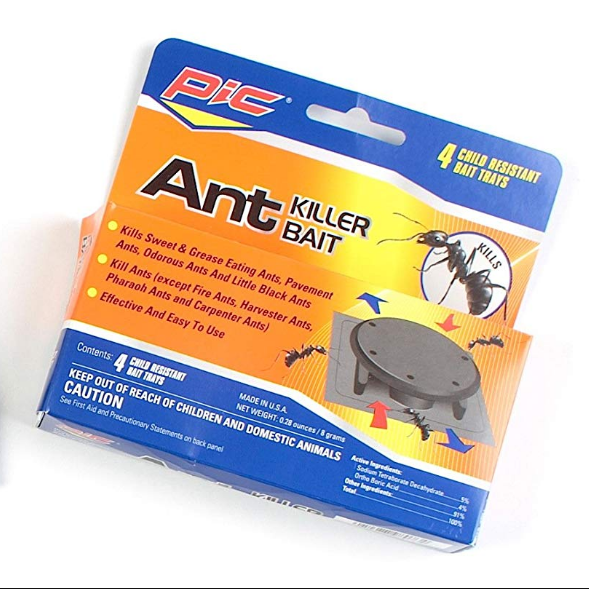 Pic Ant Control Systems Killer Bait Child Resistant Bait Trays, 4 Each A3991V