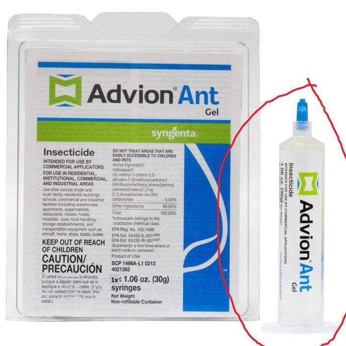 Highly Effective Ant Bait Gel 1 REFILL Tube      Advion Ant gel          ZA39b
