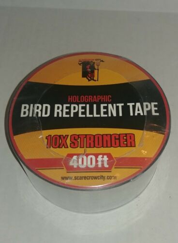 Bird Scare Tape Holographic Repellent Reflective Scarecrow Ribbon 400 ft