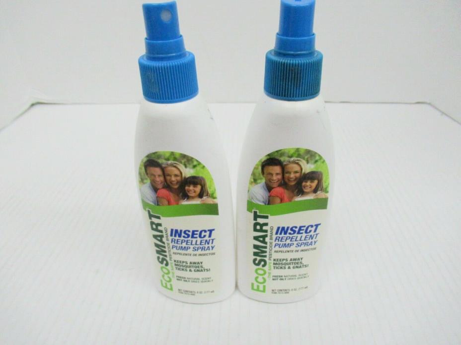 2 EcoSmart ORGANIC Insect Repellent Safe Around Children and Pets - Deet Free