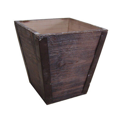 Cheungs FP-3501-06 Wooden square pot with metal band