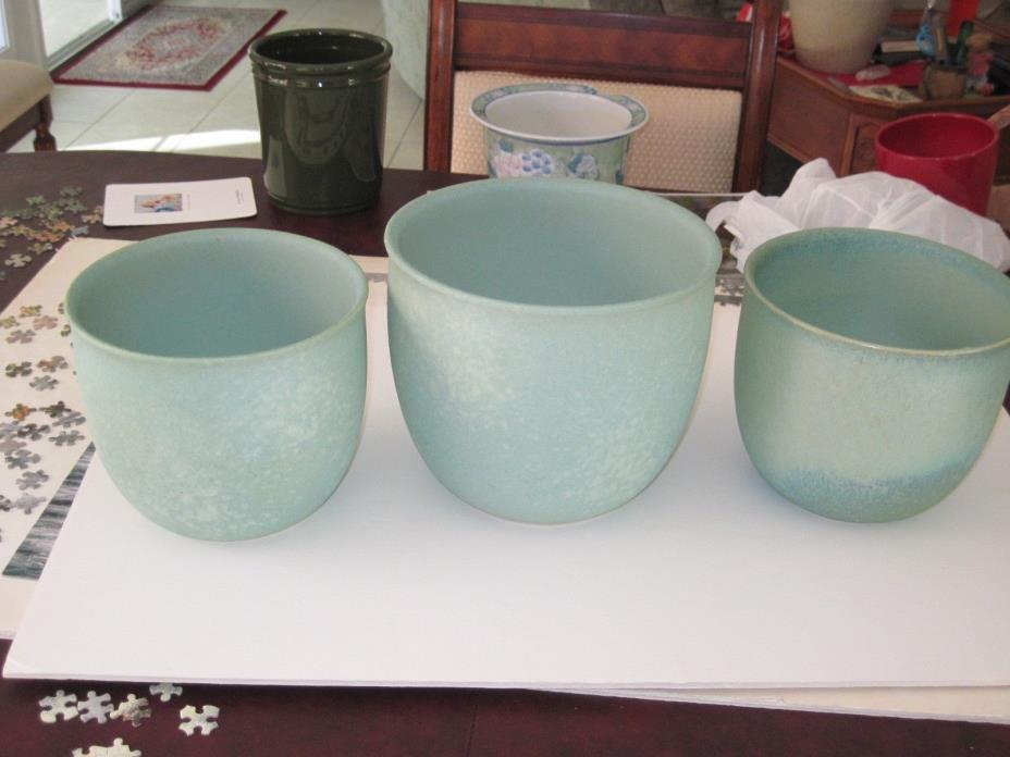 Planters - Set of 3 Light green