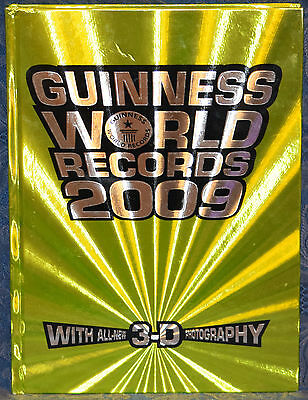 GUINNESS WORLD RECORDS w/ALL NEW 3-D PHOTOGRAPHY 2009 by Craig Glenday (Editor)