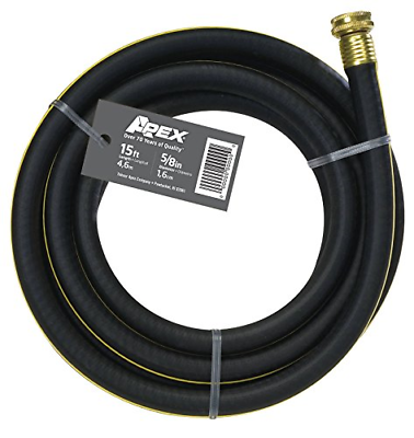 15-Foot Connector Hose Remnant Garden Water Drain Yard Extension Color May Vary