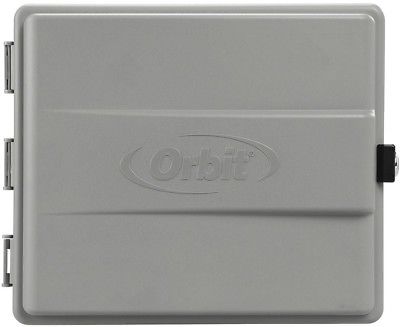 Orbit Outdoor Timer Box UV Resistant Predrilled Mounting Plate Keyed Lock