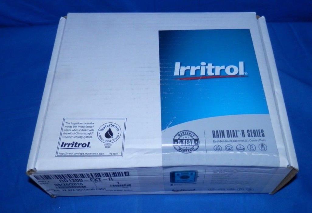Brand NEW Irritrol RD1200-EXT-R Free Same Day Shipping!