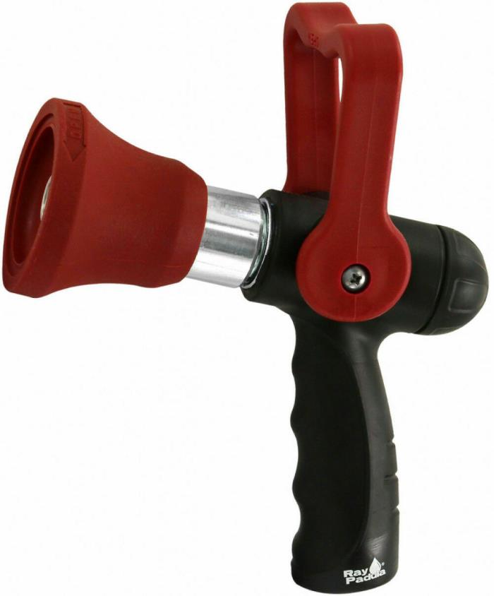 Ray Padula Deluxe Fireman Hose Nozzle Adjustable Garden Watering Sprayer Head