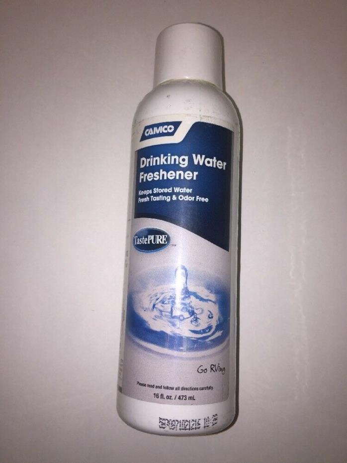 Rv Drinking Water Freshener 16 oz Camco, 40206 NEW Sealed Bottle Taste Pure