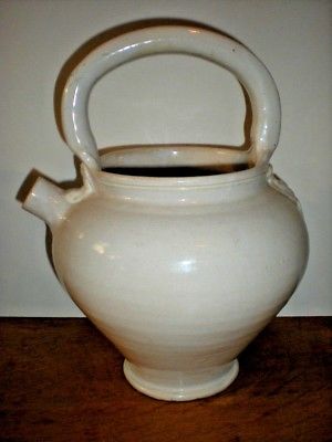 Watering Can Jug Pottery Vintage Italy Plant Water Pot
