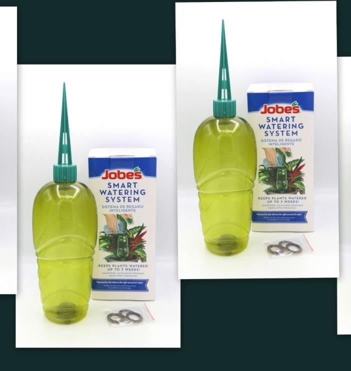 Lot of 2 JOBES Plant Watering System Keep Plants Watered 3 Week Automatic Jobe's