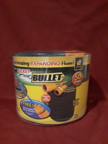 Bullet Expanding Pocket Hose, 50 ft feet New, 3/4