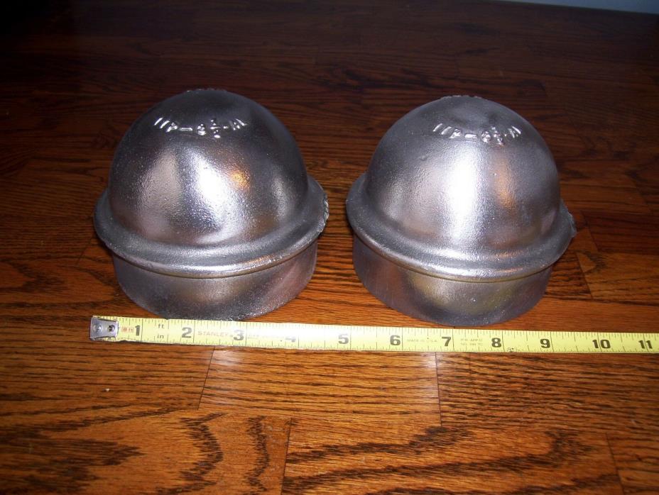 Pair of Chain Link Fence Post Caps Fits 4