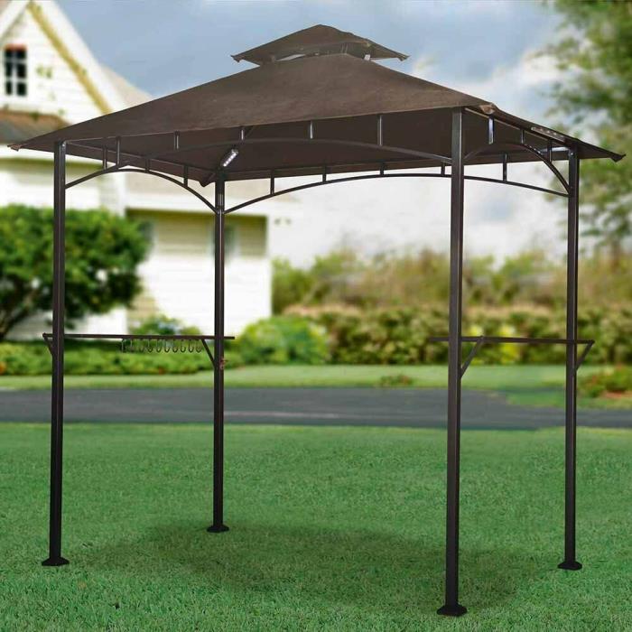 Sunjoy Replacement Canopy Set for LED Lighted Grill Gazebo L-GG001PST-D-OP